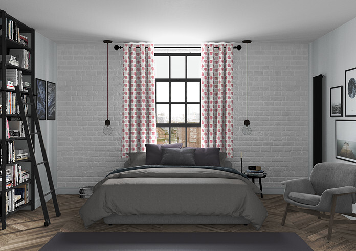 Alfresco, Pomegranate - Made to Measure Curtains - Image 5